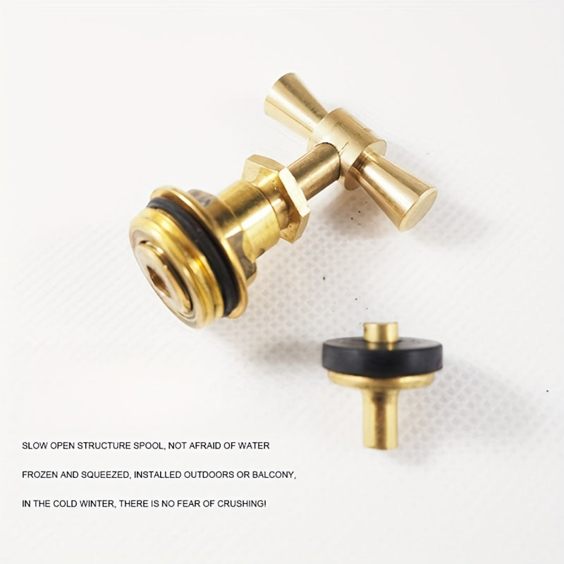 Full Brass Slow Water Faucet for Efficient Water Usage