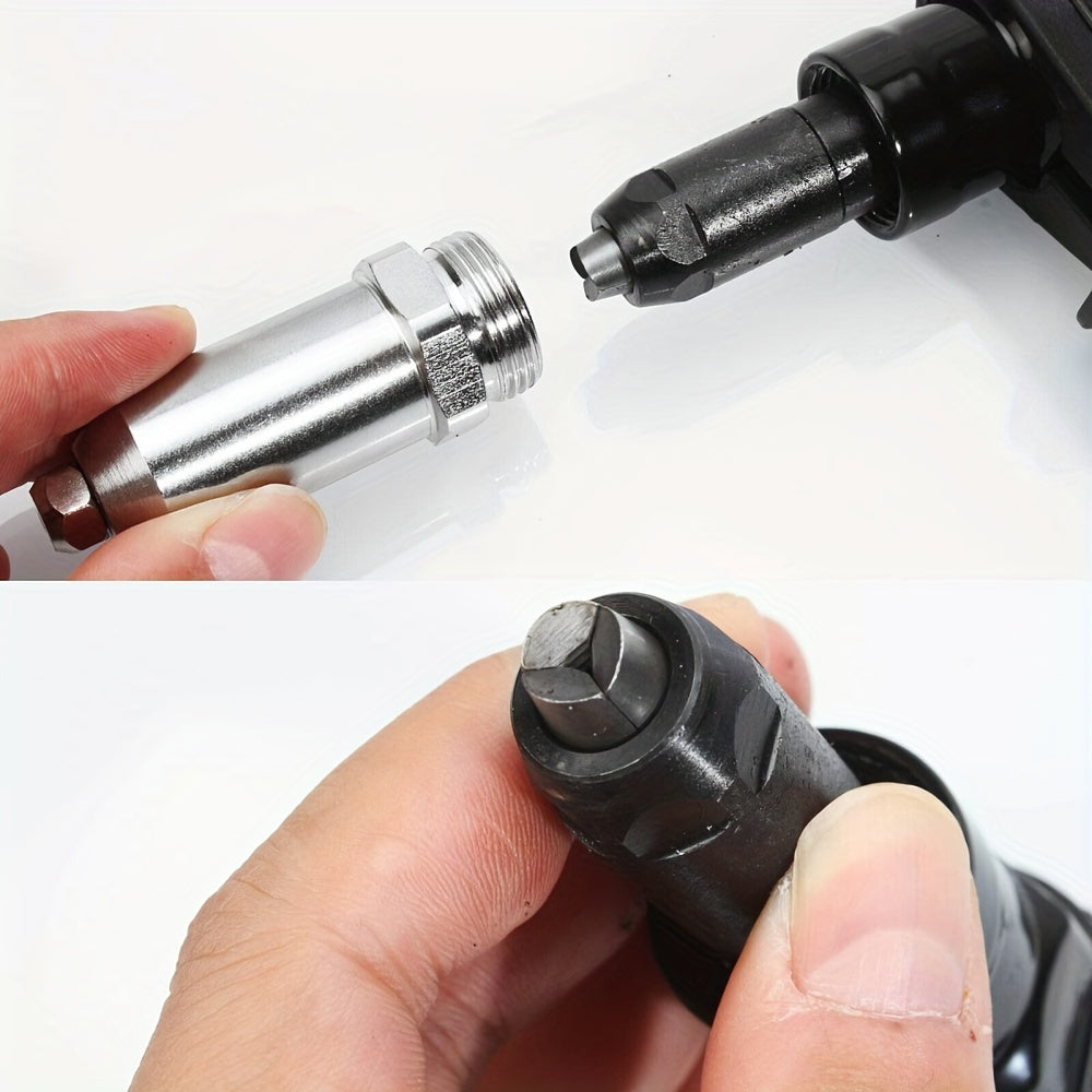 Rivet Gun Adapter for 2.4-3.2-4.0-4.8mm Rivet Head Bits
