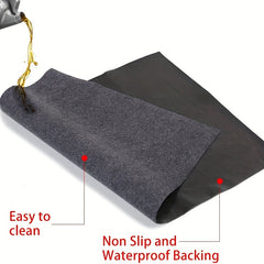 Fire Basin BBQ Grill Mat Outdoor Burning Resistant Baking Mat