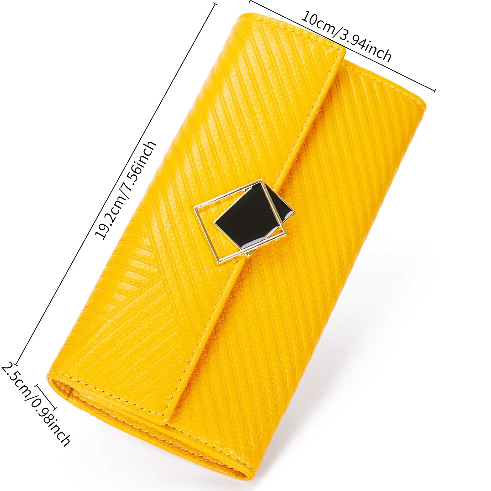 Women's Long Cowhide Leather Wallet