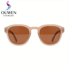 Retro Round Polarized Sunglasses UV400 Protection