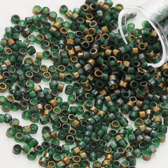Vintage Gradient Glass Beads 1100pcs Smooth & Matte DIY Jewelry Wear-Resistant