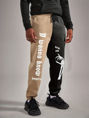 Coconut Tree Print Men's Drawstring Sweatpants Loose Jogger Pants