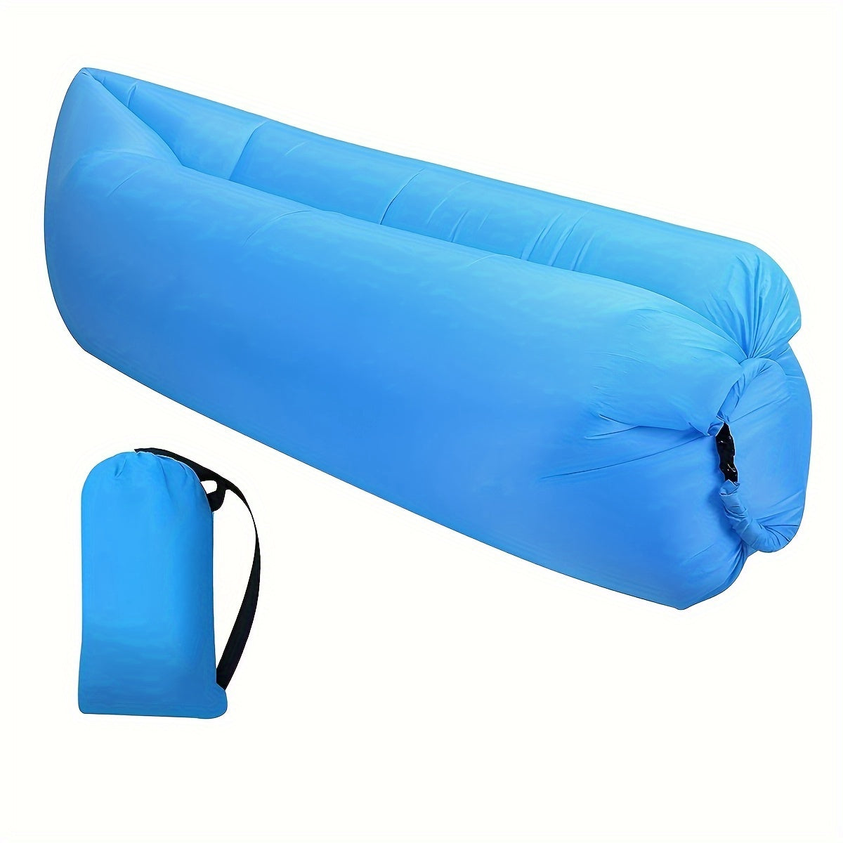 Foldable Inflatable Sofa Ultralight Sleeping Bag Air Bed Lounger Travel Sack
