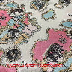 Digital Printed Stretch Fabric for DIY Clothes Sewing