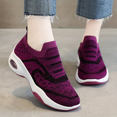 Women's Breathable Air Cushion Slip On Socks Sneakers