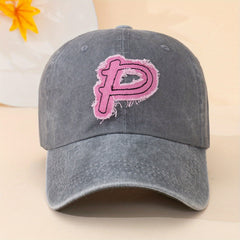 Patch Baseball Cap Solid Washed Distressed Dad Hats Lightweight Adjustable Gol