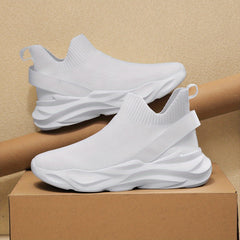 Men's Breathable Slip-On Sneakers with Shock Absorption