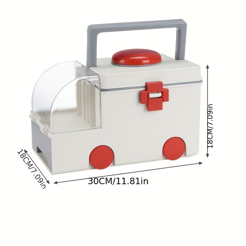Car Shaped Medicine Organizer First Aid Box