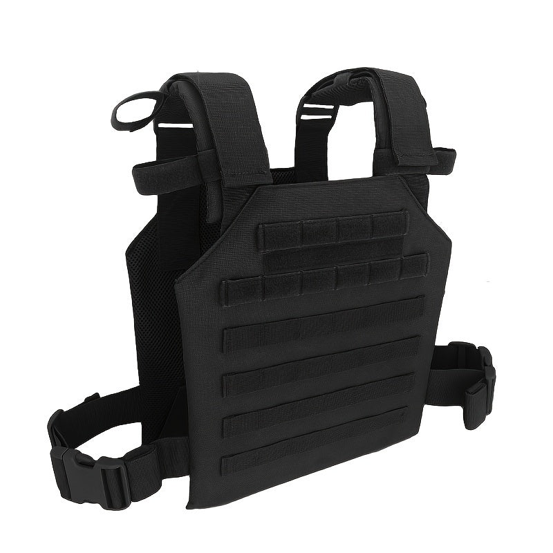 Adjustable Airsoft Vest Lightweight Training Vest With American Flag Patch