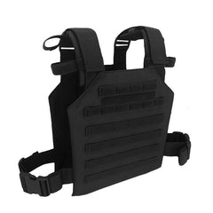 Adjustable Airsoft Vest Lightweight Training Vest With American Flag Patch