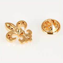 Golden Lily Mini Suit Pin Men's Brooch