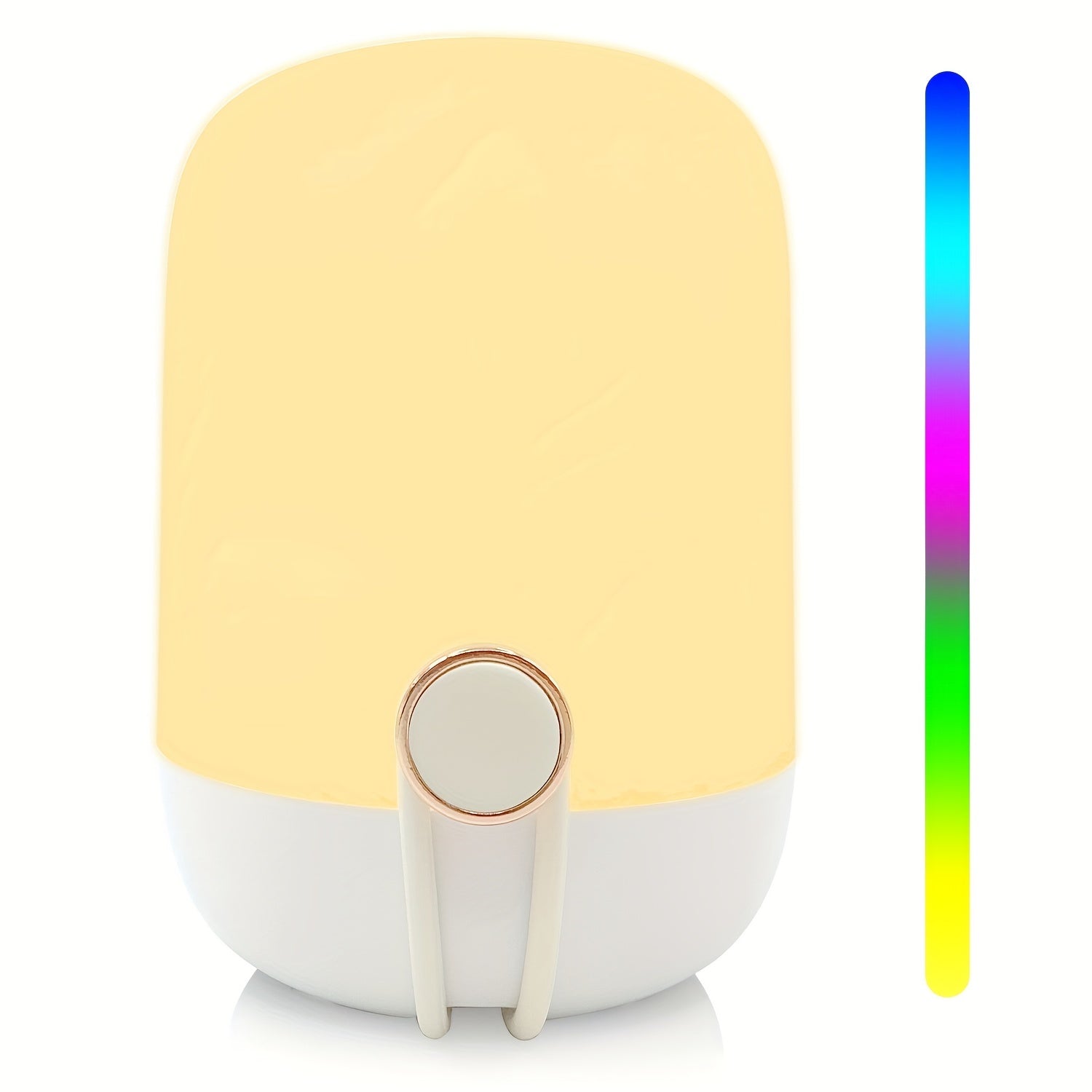 Kids Dimmable Touch Lamp Rechargeable RGB Changing Portable Bedside Lamp