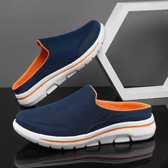 Men Slip on Mules House Slippers Lightweight Breathable Mesh Non Slip Slippers