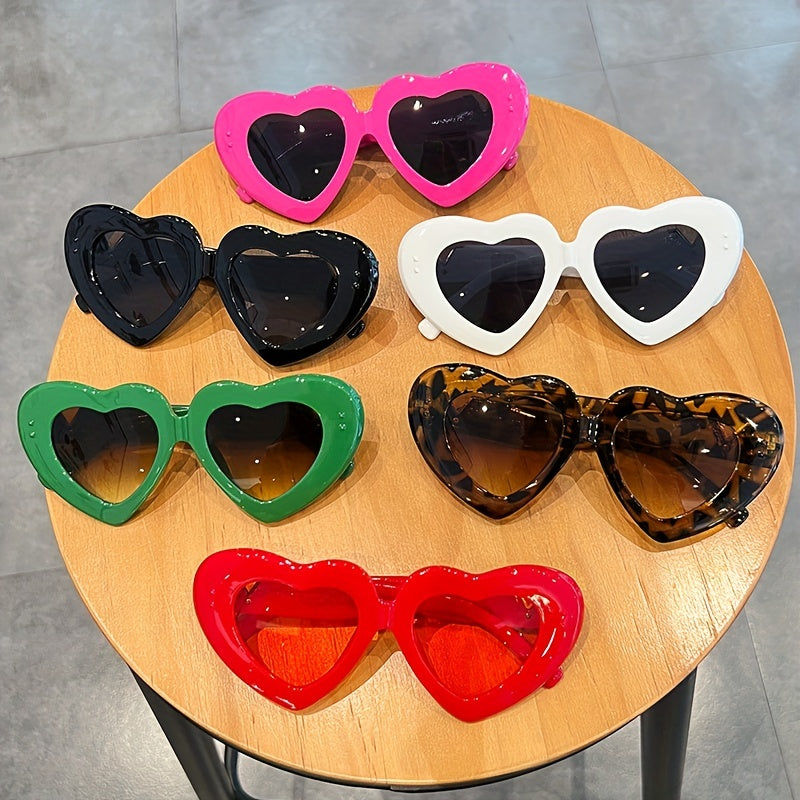 Heart Shaped Sunglasses Funny Sun Shades UV400