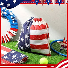 10 Pack Cornhole Tote Bag American Flag Corn Hole Bags