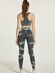 Light Grey Tie Dye Running Pants