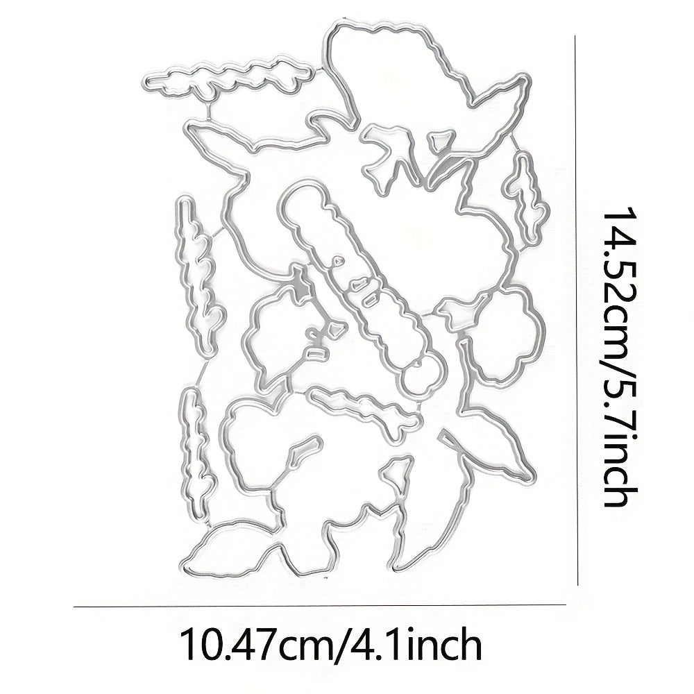 Poppy Hawthorn Stamp & Cutting Dies Set for DIY Scrapbooking
