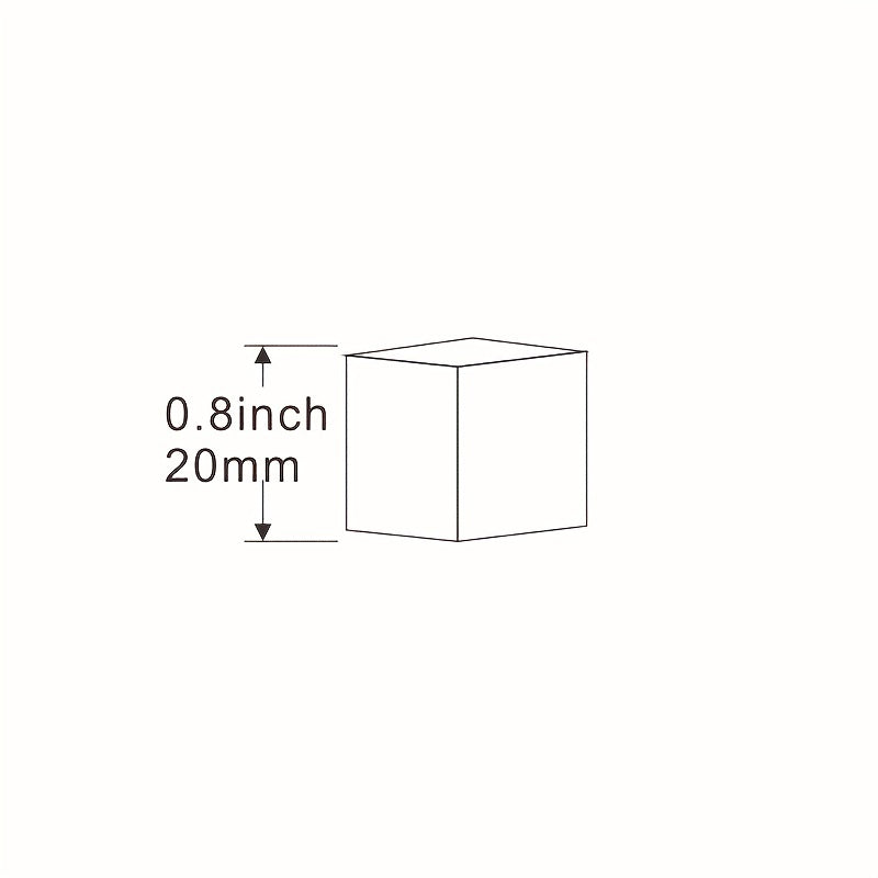 5pcs D6 Acrylic Right Angle Dice Set for RPG
