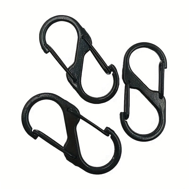 10pcs S-shaped Keychain Buckle for Outdoor Activities