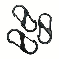 10pcs S-shaped Keychain Buckle for Outdoor Activities