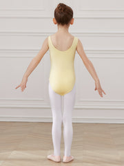 Cotton Girls Sleeveless Ballet Leotard For Gymnastics Dance