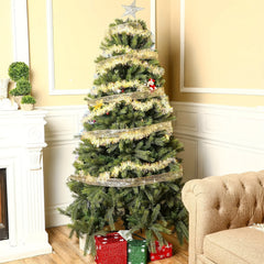 2M Transparent Mesh Christmas Ribbon for Gift Wrapping Party Decoration