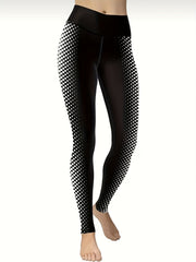 Print High Waist Sports Leggings for Yoga Fitness