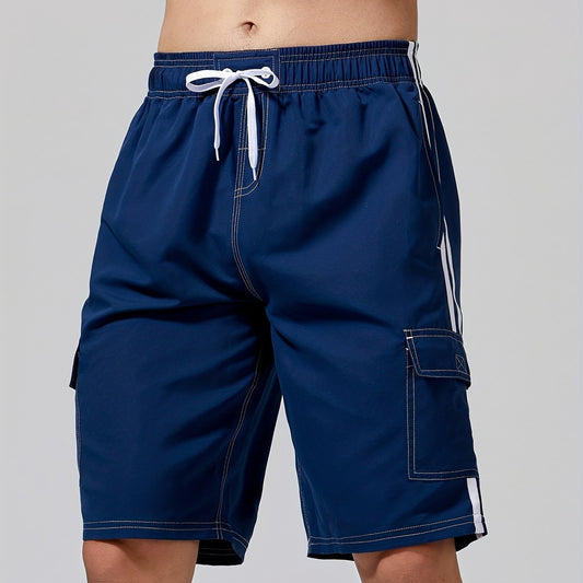 Tropical Swim Trunk Beach Shorts Men's Swimwear - Quick Drying