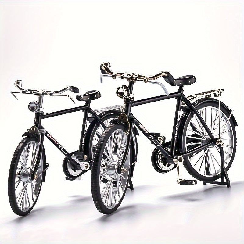 1pc Mini Alloy 28 Big Bar Toy Car Model Bicycle Ornament