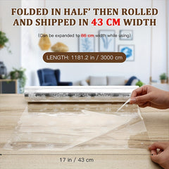 Christmas Cellophane Wrap Roll 86 36 Cm X 30 48 M Snowflake Pattern 3 Mil