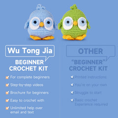 Beginner Crochet Set With Instructions & Tutorials