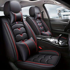 5 Universal PU Leather Car Seat Covers Fully Covering Protect