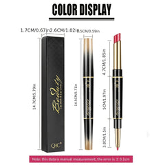 Waterproof Double Ended Lipstick and Lip Liner Pencil Matte Finish