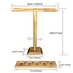Ring Toss Hook Games with Shot Ladder Wooden Game