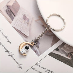 Moon Stars Astronauts Keychains Bag Purse Pendant Gift