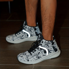 Men's Lightweight Lace Up Sneakers Sports Shoes