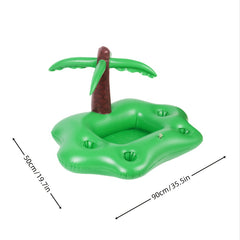 Tropical Coconut Palm Pool Float Pet Water Toy