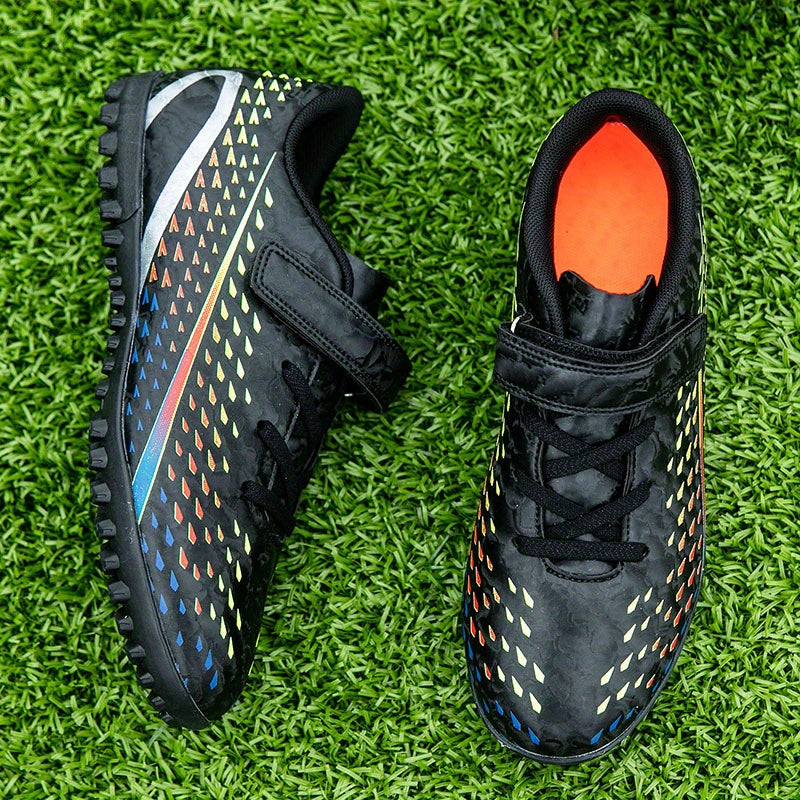 Kids Soccer Cleats Non Slip Athletic Shoes for Outdoor Training