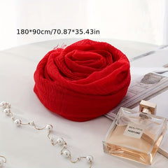 Wrinkle Breathable Hijab Soft Headband Bandana