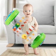 2pcs Baby Crawling Toys with Tambourines and Balls