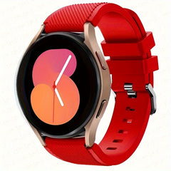 Silicone Watch Strap for Galaxy Watch 4 6 Classic 5 5 Pro 46mm 3 active 2 s3 s2