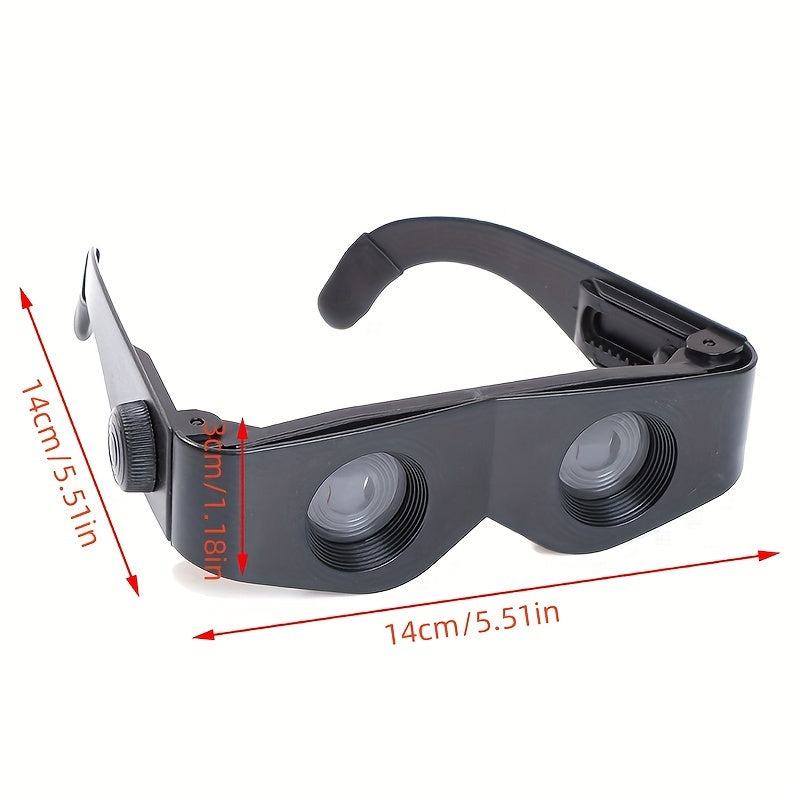 Portable Glasses Style Telescope Magnifier Binoculars for Outdoor Activities