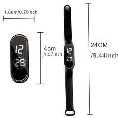 Digital LED Touch Bracelet Watch for Men Women Students Gift