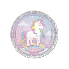 34 Piece Unicorn Tableware Set for Magical Birthday Parties