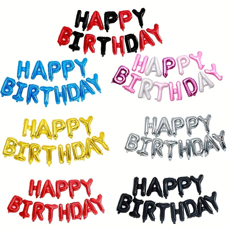 Happy Birthday Alphabet Balloon Set