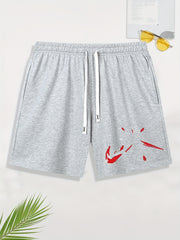 Men's Comfy Stretch Elastic Waist Drawstring Shorts for Summer