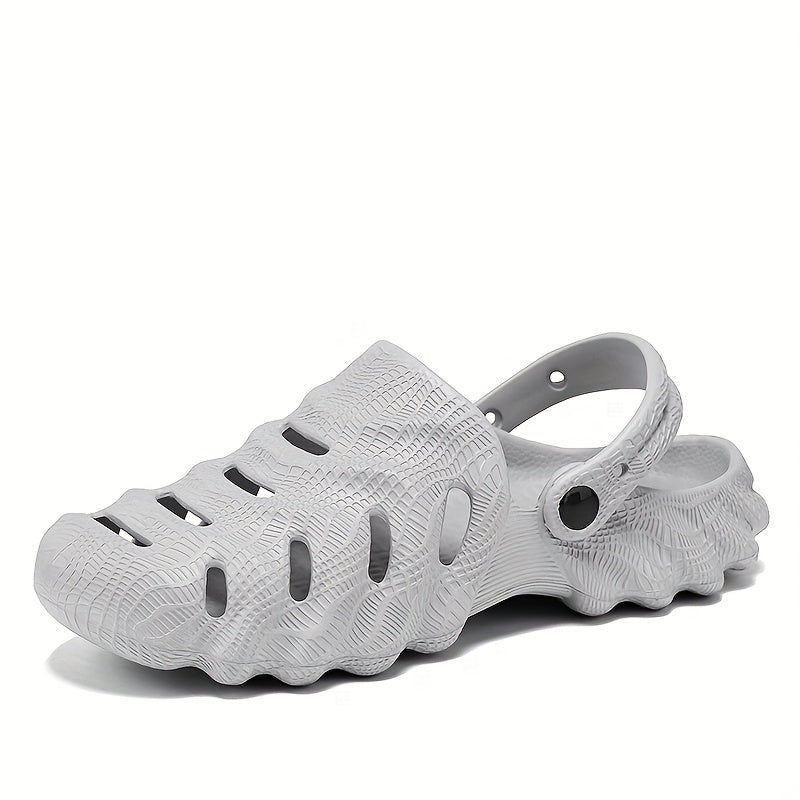Men's Lightweight Slip-On Platform Clogs - Outdoor Sandals