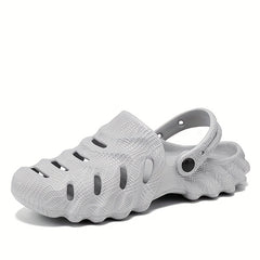 Men's Lightweight Slip-On Platform Clogs - Outdoor Sandals