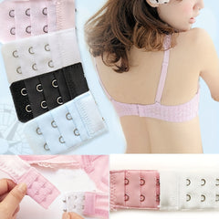 2pcs Bra Strap Extenders 2 Hooks Comfortable Adjustable Band Women's Lingerie